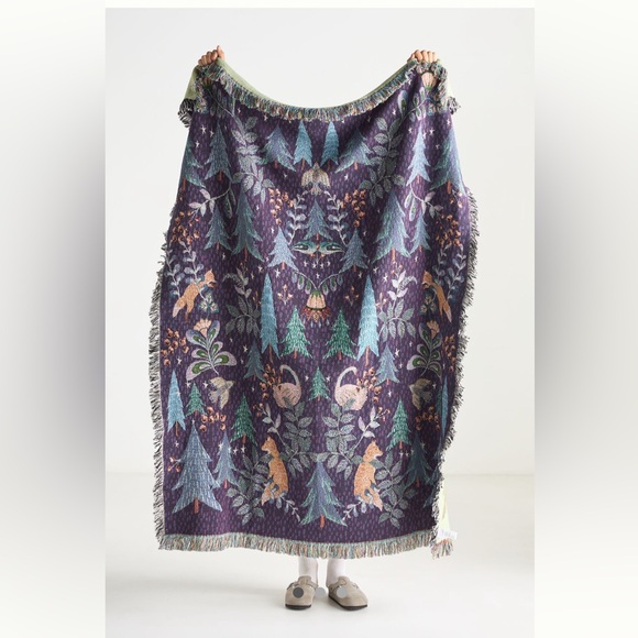 Anthropologie Other - Anthropologie Willa Cotton Woven
Throw Blanket	54" x 72"